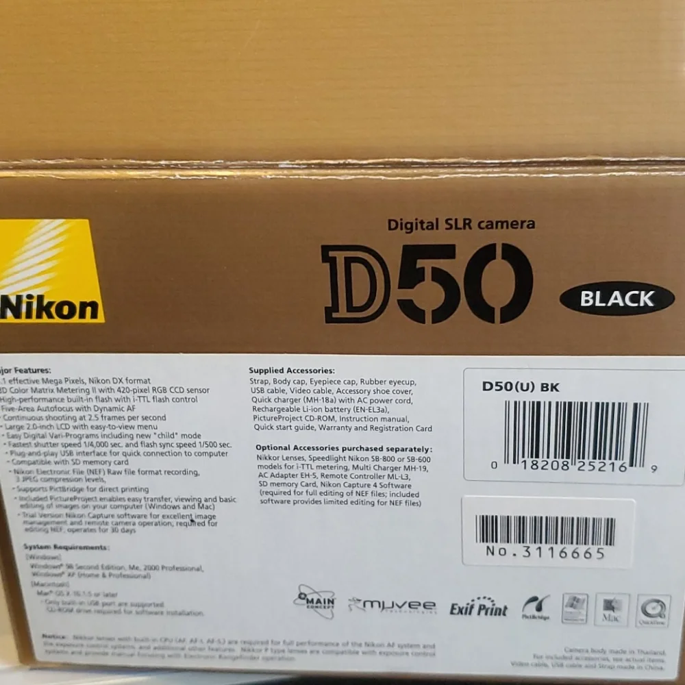 Nikon D50 6.1MP Digital SLR Camera